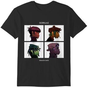 Gorillaz  Fans Black T-Shirt